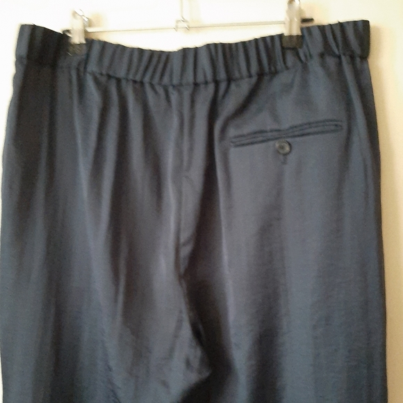 3.1 Phillip Lim Silk Crepe Draped Pocket Tapered Pull On Pants - Picture 7 of 10